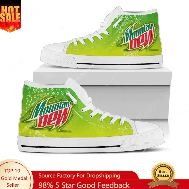 Canvas Sneaker High - Mountain Dew High Top Shoes Mens