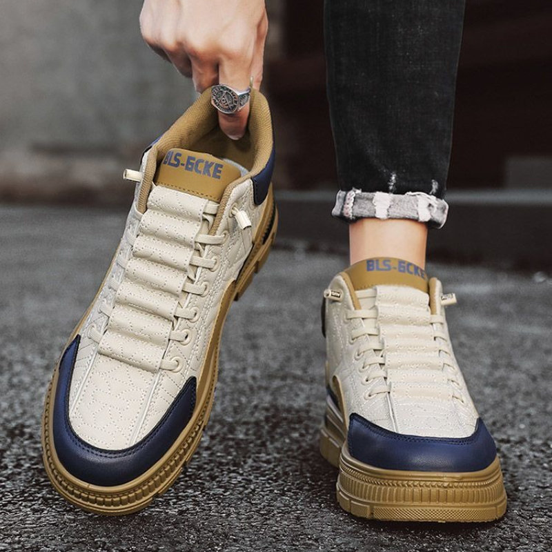 Men'S Shoes Low Top - Slip-On Platform Men's Boots Spring Autumn