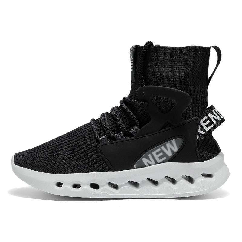 Trendy Men High Top Sock Shoes - Canvas Sneaker High review and price