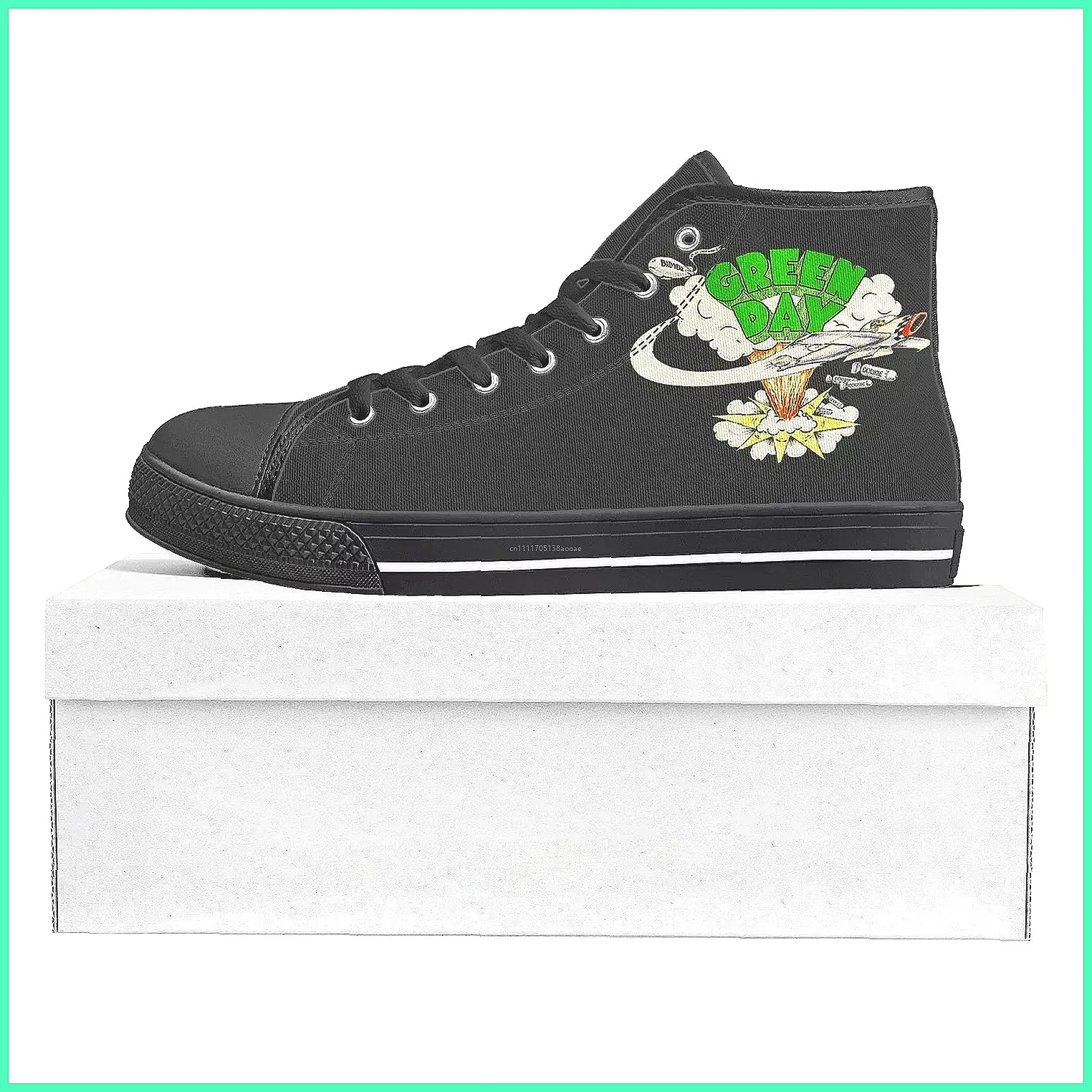 Custom Green Day Band High Top - Canvas Sneaker High review and price
