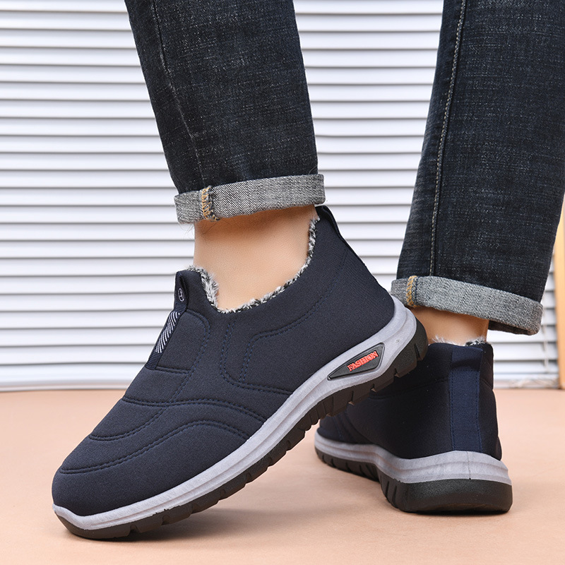 Thickened Fleece Winter Cotton - Men Shoes Boots review and price