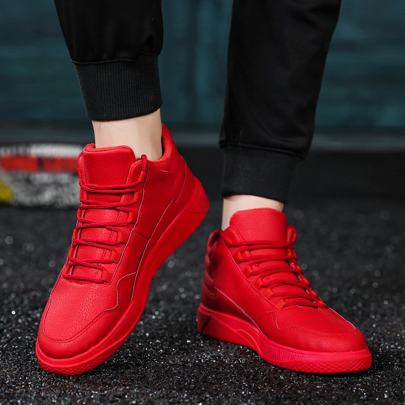 Keep Warm Men's Red High-Top L - Boat Shoe Leather review and price