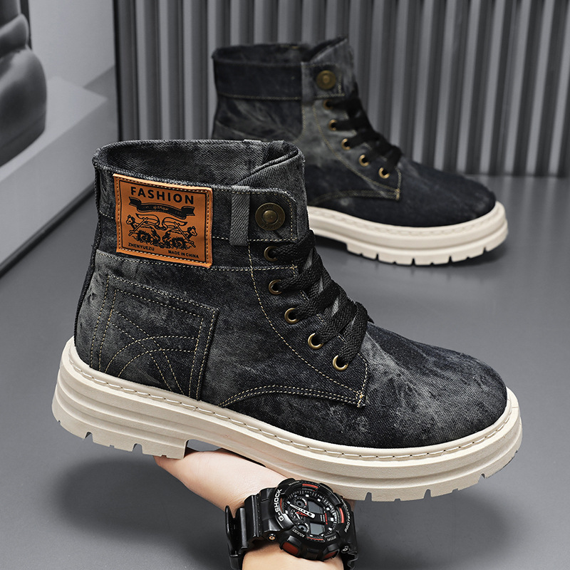 Spring High Top Mens Shoes 202 - Canvas Sneaker High review and price