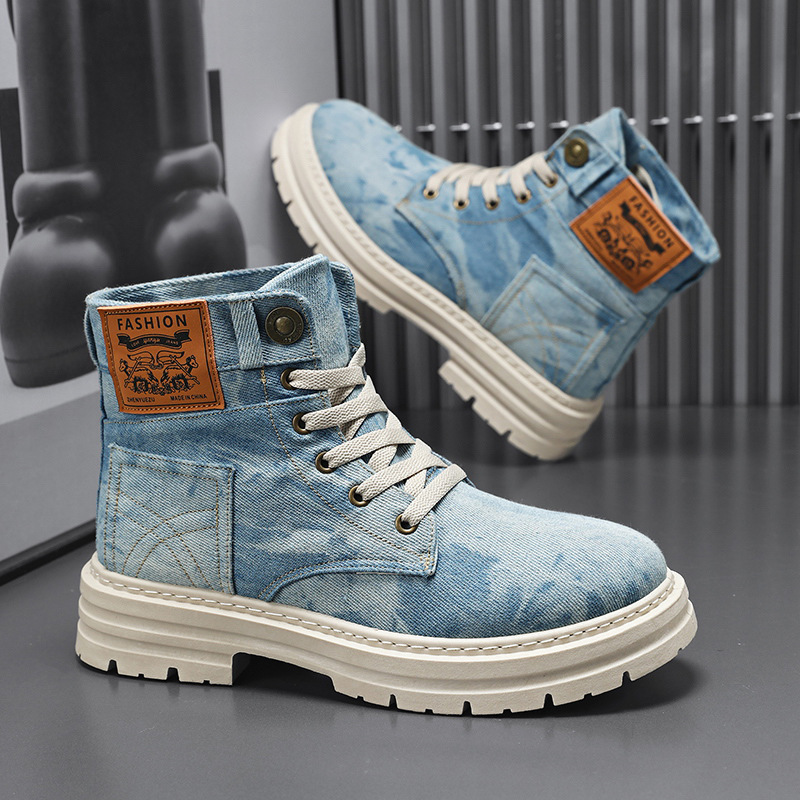 Spring High Top Mens Shoes 202 - Canvas Sneaker High review and price