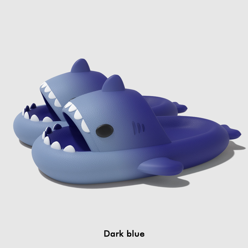 Cute Cartoon Shark Slippers Fo - Men'S Shoes To Women'S review and price