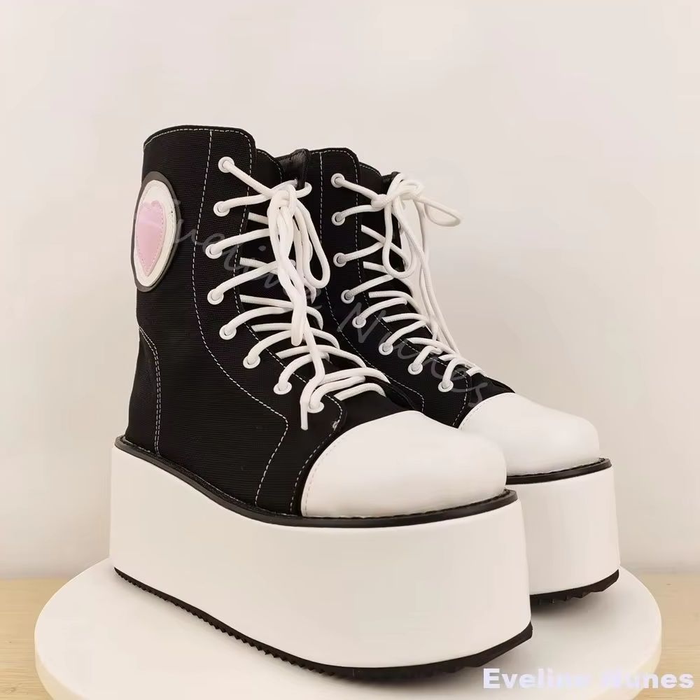Thick-soled High-top Canvas Sh - Canvas Sneaker High review and price