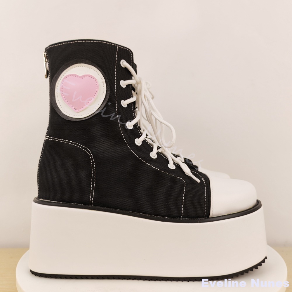 Thick-soled High-top Canvas Sh - Canvas Sneaker High review and price