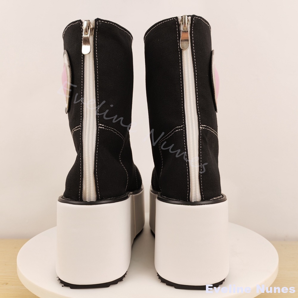 Thick-soled High-top Canvas Sh - Canvas Sneaker High review and price
