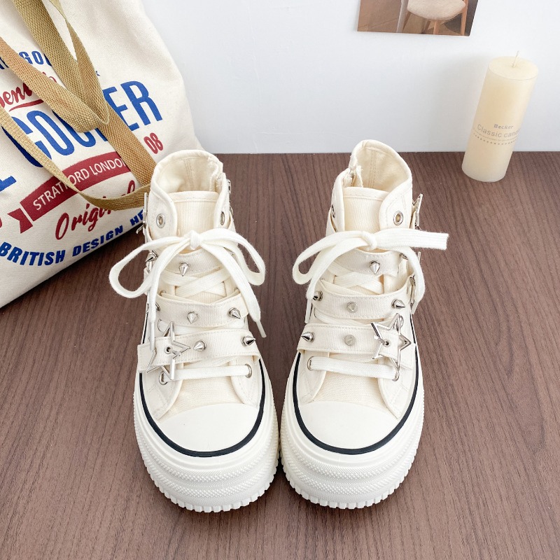Women's Shoes New Korean Versi - Canvas Sneaker High review and price