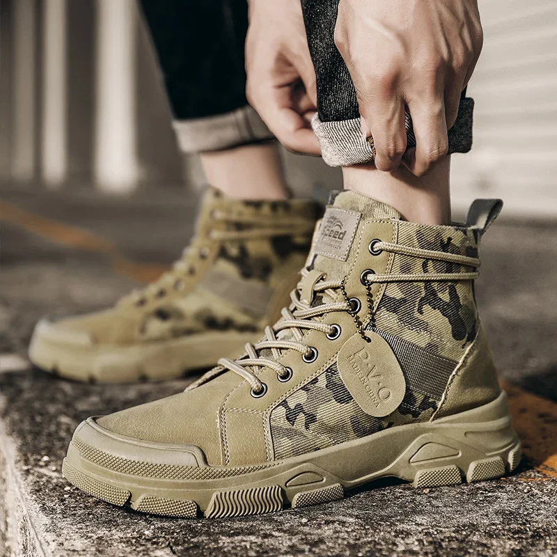 High-Top Boots for Men Autumn  - Men'S Shoes Low Top review and price