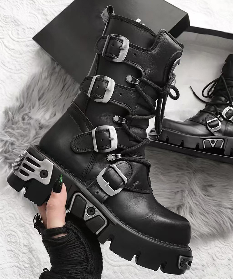 men luxury fashion punk gothic - Men Shoes Type review and price