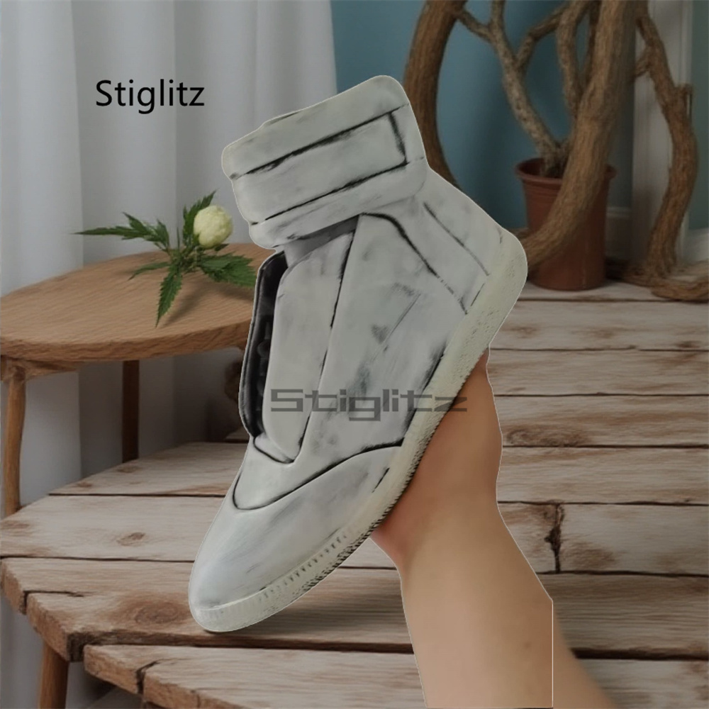 White Graffiti Casual High Top - Men'S Shoes Low Top review and price