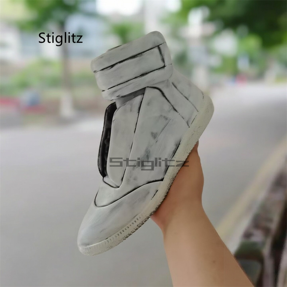 White Graffiti Casual High Top - Men'S Shoes Low Top review and price