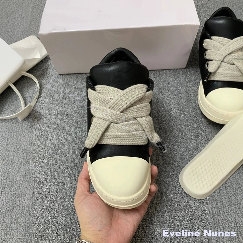 Unisex Black Leather Platform  - Canvas Sneaker High review and price