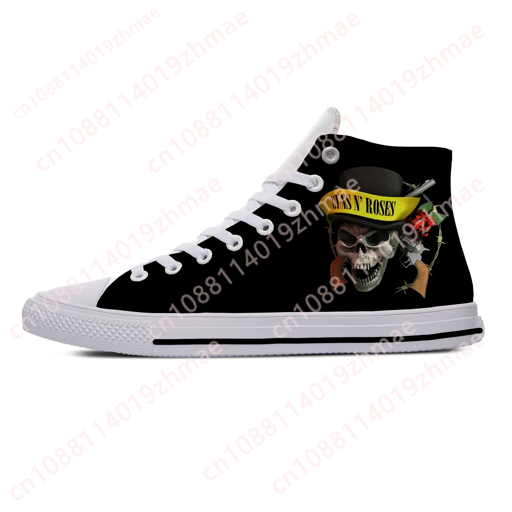 Hot 3D Guns N Rose Heavy Metal - Canvas Sneaker High review and price