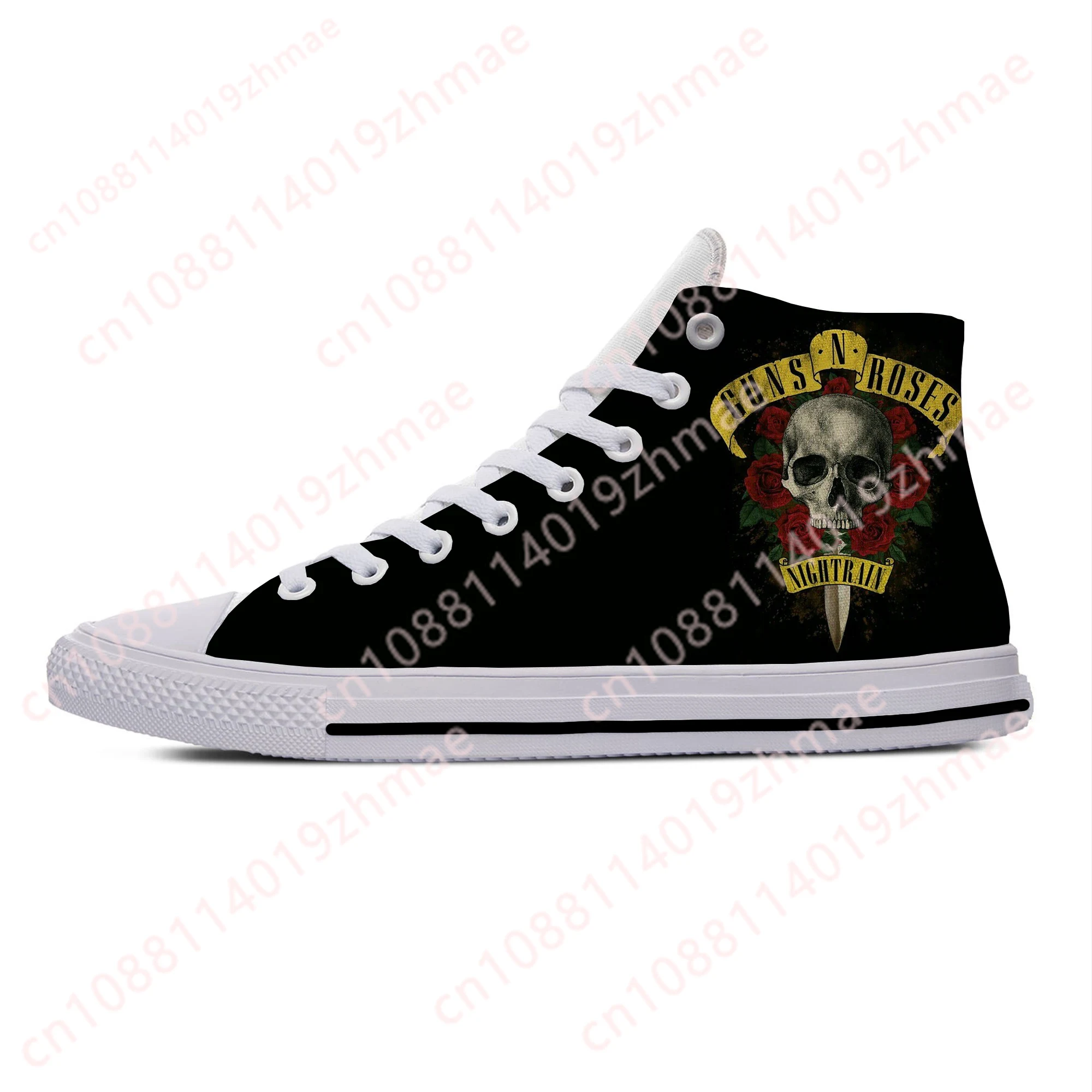 Hot 3D Guns N Rose Heavy Metal - Canvas Sneaker High review and price