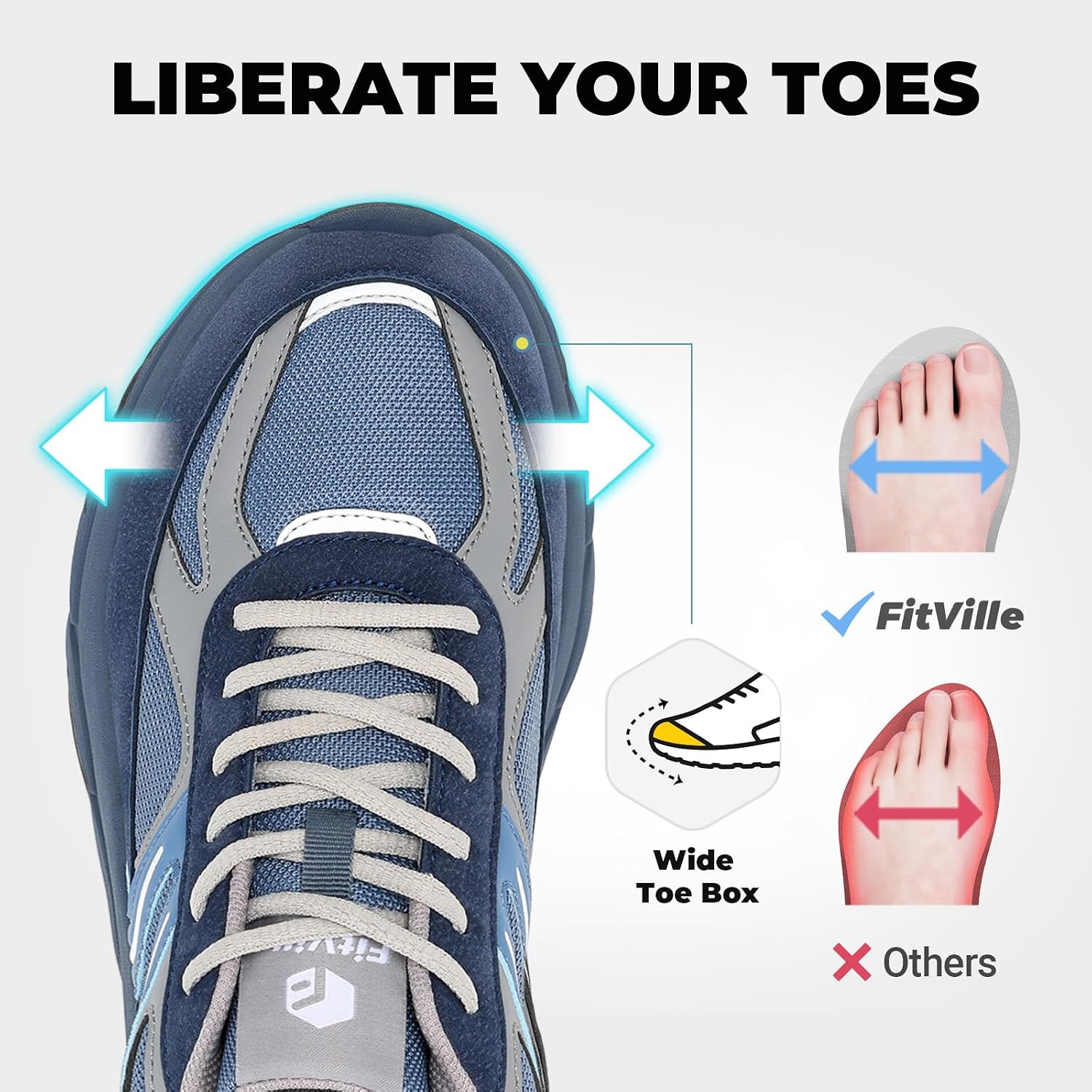 FitVille Wide Shoes For Men Wi - Men'S Shoes V5 Rnr review and price