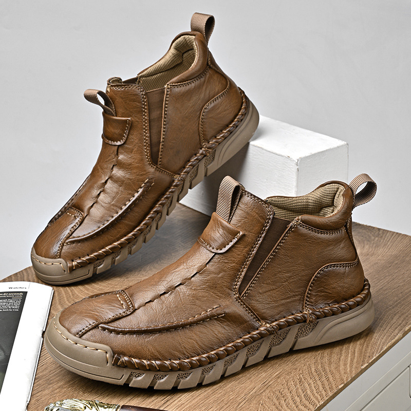Men Boots Handmade Casual Shoe - Men'S Shoes Low Top review and price