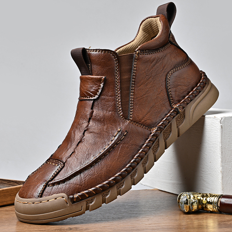 Men Boots Handmade Casual Shoe - Men'S Shoes Low Top review and price