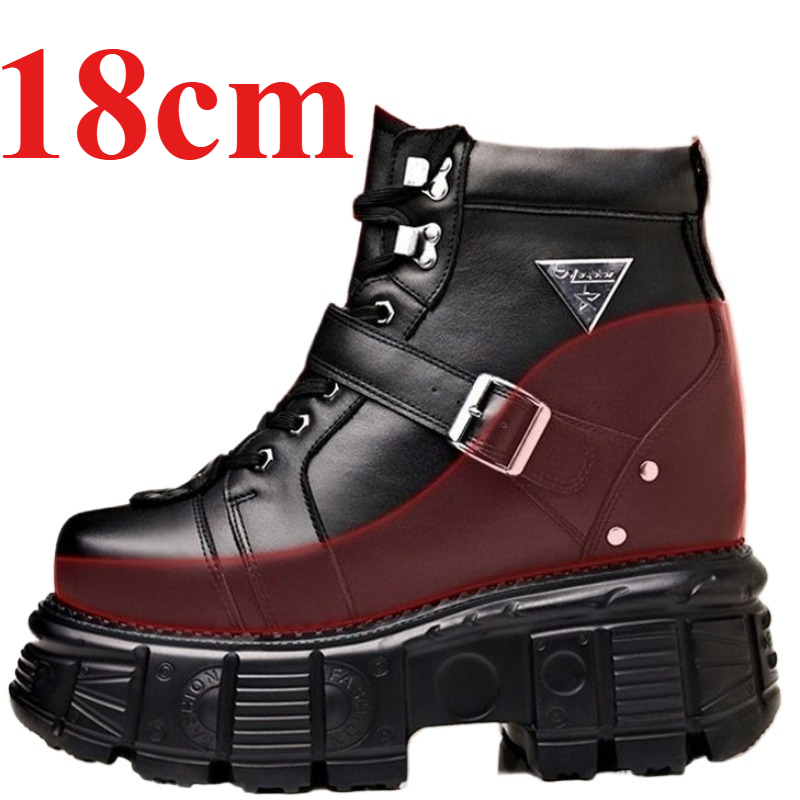 Genuine Leather Motorcycle Boo - Men Shoes Type review and price