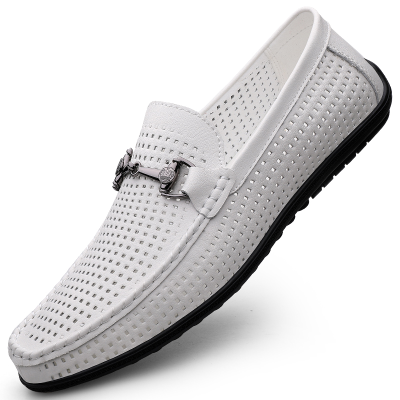 New Black Shoes Men Loafers Br - Boat Shoe Leather review and price