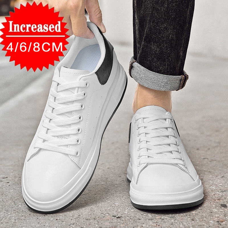 New Luxury Men's Elevator Shoe - Canvas Sneaker High review and price
