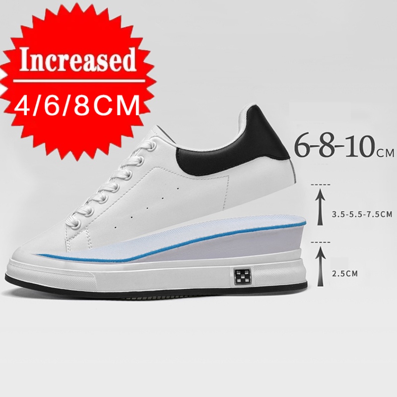 New Luxury Men's Elevator Shoe - Canvas Sneaker High review and price