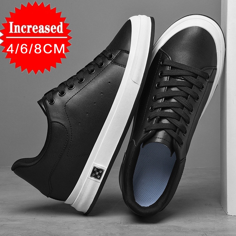 New Luxury Men's Elevator Shoe - Canvas Sneaker High review and price