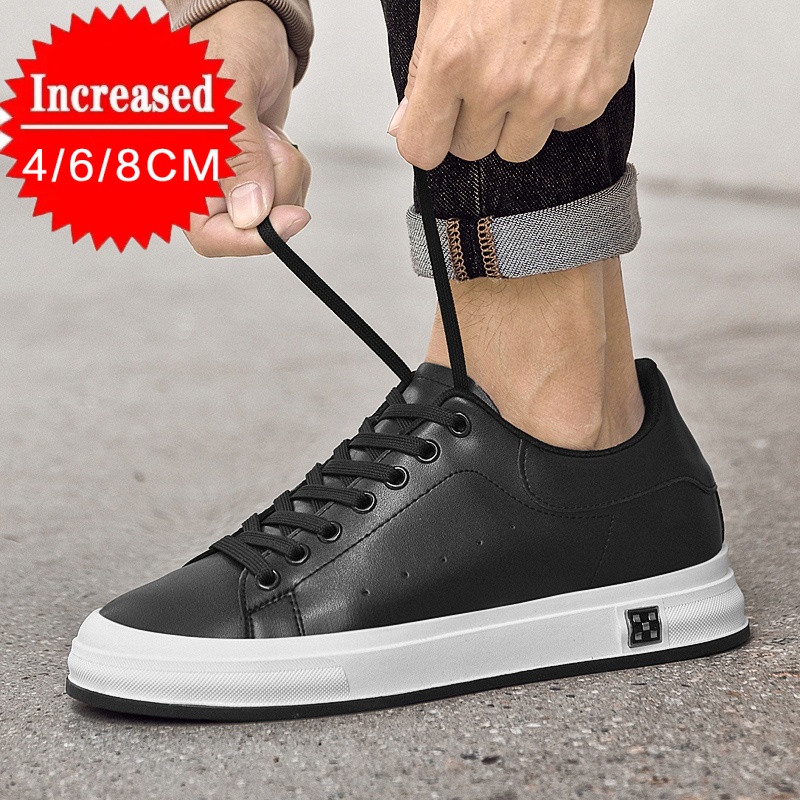 New Luxury Men's Elevator Shoe - Canvas Sneaker High review and price