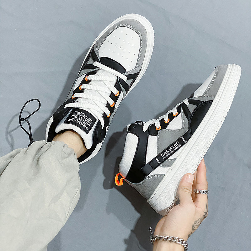 Men‘s Thick Sole White High To - Canvas Sneaker High review and price