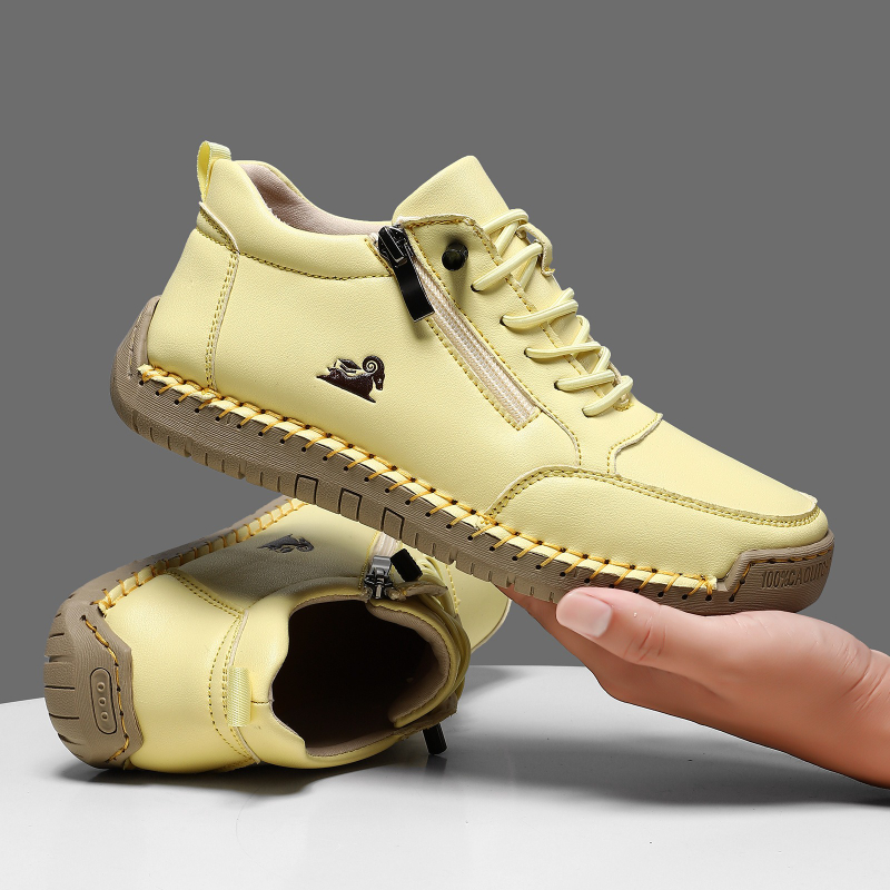 Women's Sneakers Handmade Leat - Men Shoes Type review and price
