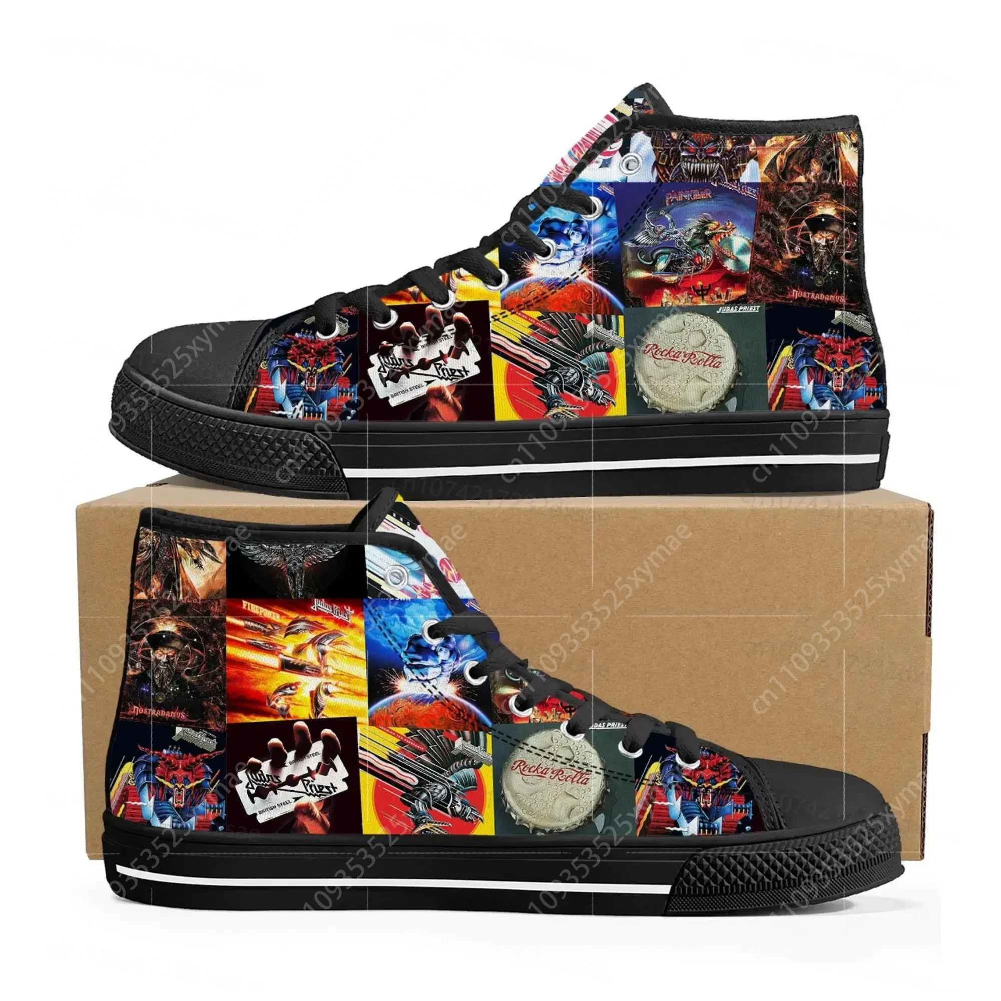 Judas Priest Heavy Metal Rock  - Canvas Sneaker High review and price