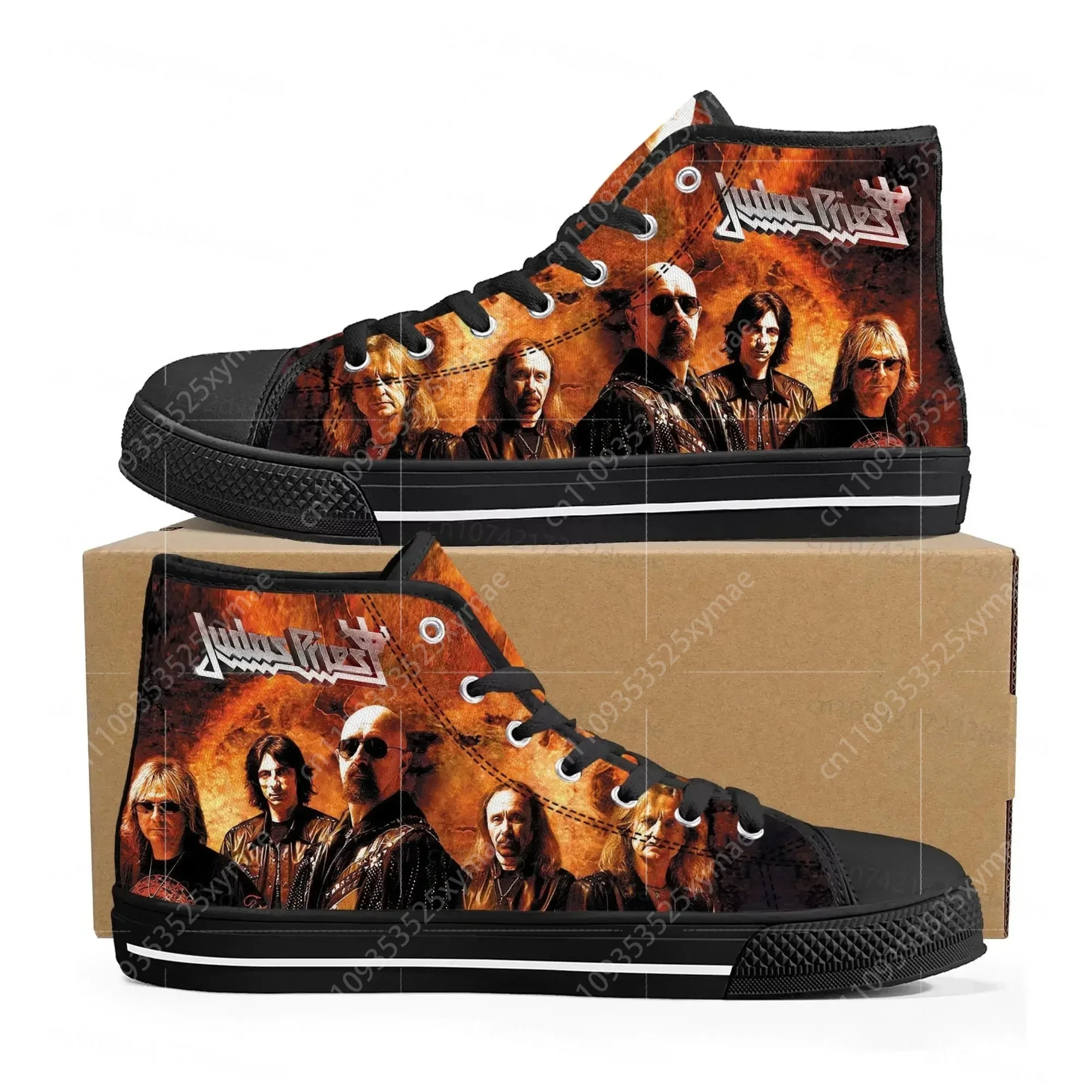 Judas Priest Heavy Metal Rock  - Canvas Sneaker High review and price